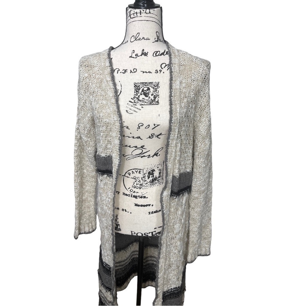 Urban Outfitters-Ecote Longline Slubby Cardigan Size Small - Picture 7 of 11